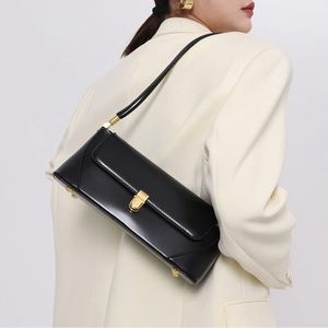 New - Shoulder Bag in black with gold hardware